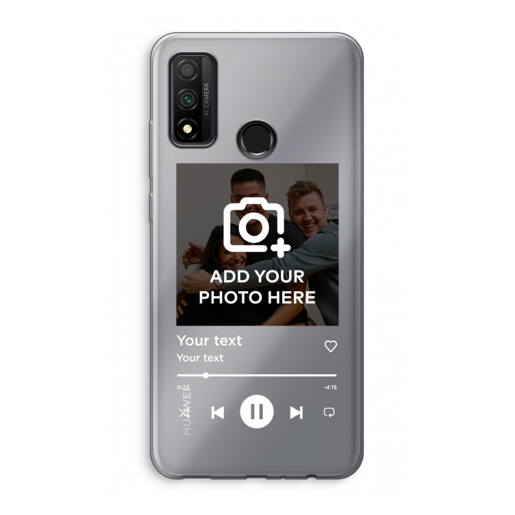 Music Player: Huawei P Smart (2020) Transparant Hoesje