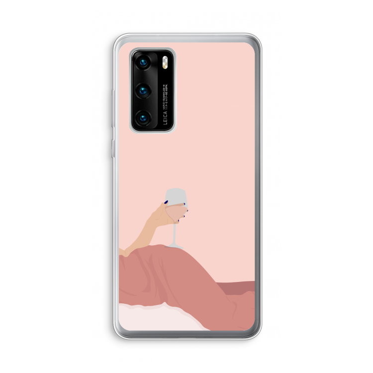 Wine: Huawei P40 Transparant Hoesje