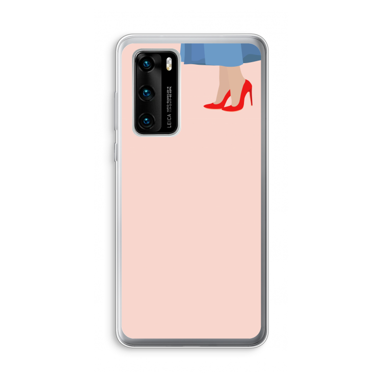 High heels: Huawei P40 Transparant Hoesje