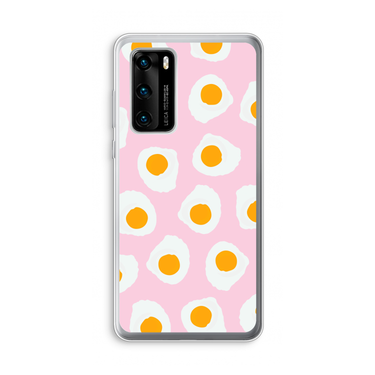Dancing eggs: Huawei P40 Transparant Hoesje