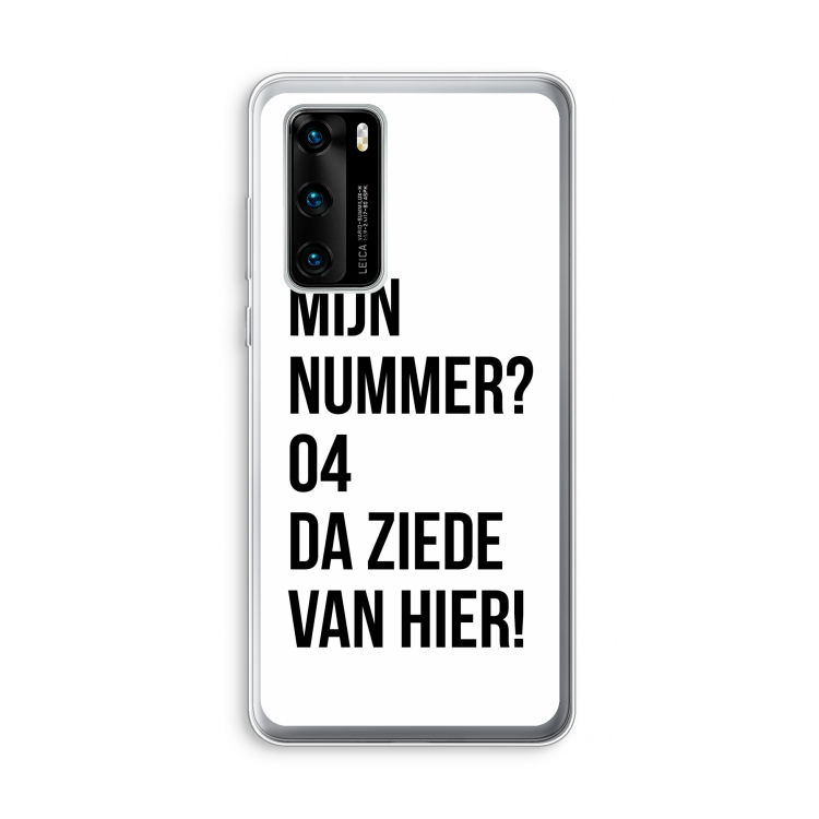 Da ziede van hier: Huawei P40 Transparant Hoesje