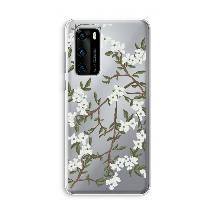 Blossoming spring: Huawei P40 Transparant Hoesje
