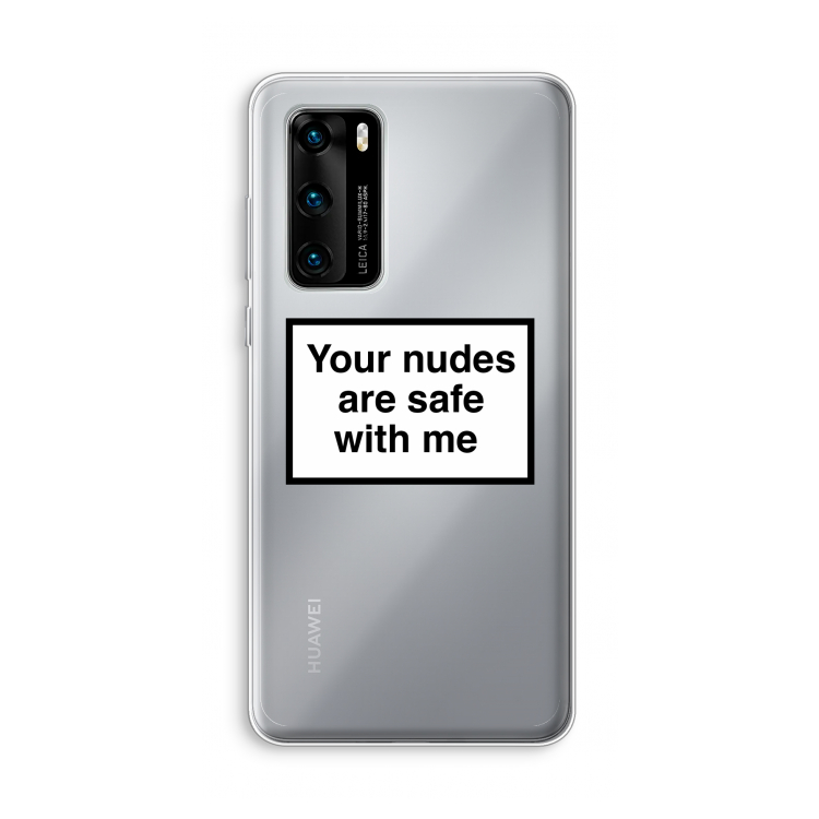 Safe with me: Huawei P40 Transparant Hoesje