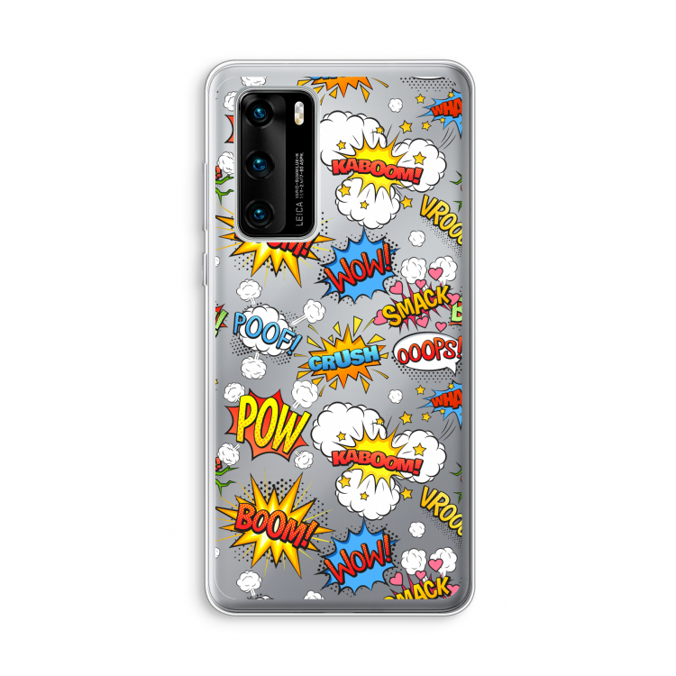 Pow Smack: Huawei P40 Transparant Hoesje