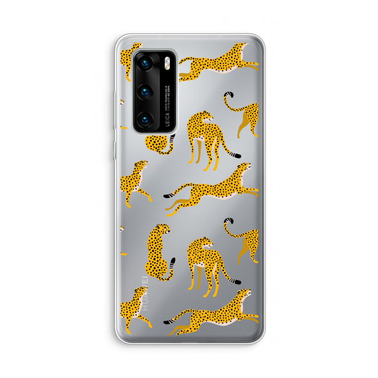 Luipaard: Huawei P40 Transparant Hoesje