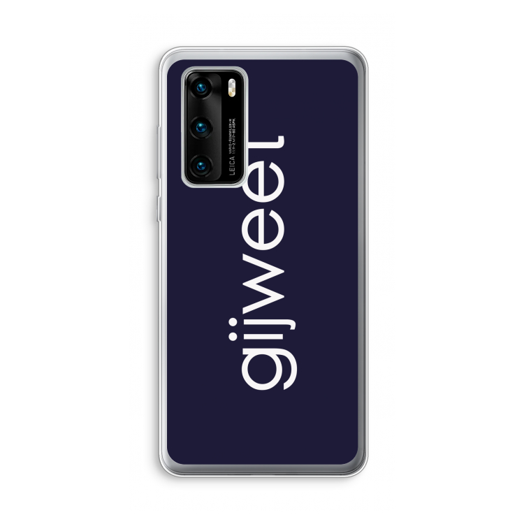 Gijweet: Huawei P40 Transparant Hoesje