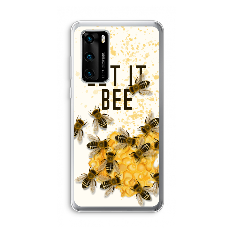 Let it bee: Huawei P40 Transparant Hoesje