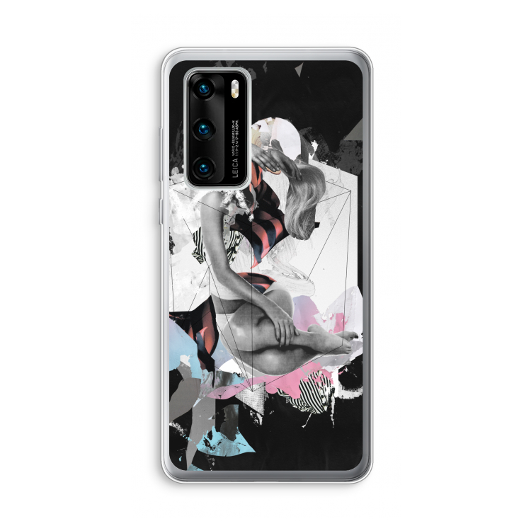 Camouflage de sommeil: Huawei P40 Transparant Hoesje