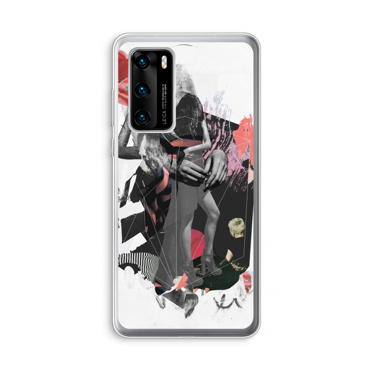 Dissimulation du réel: Huawei P40 Transparant Hoesje