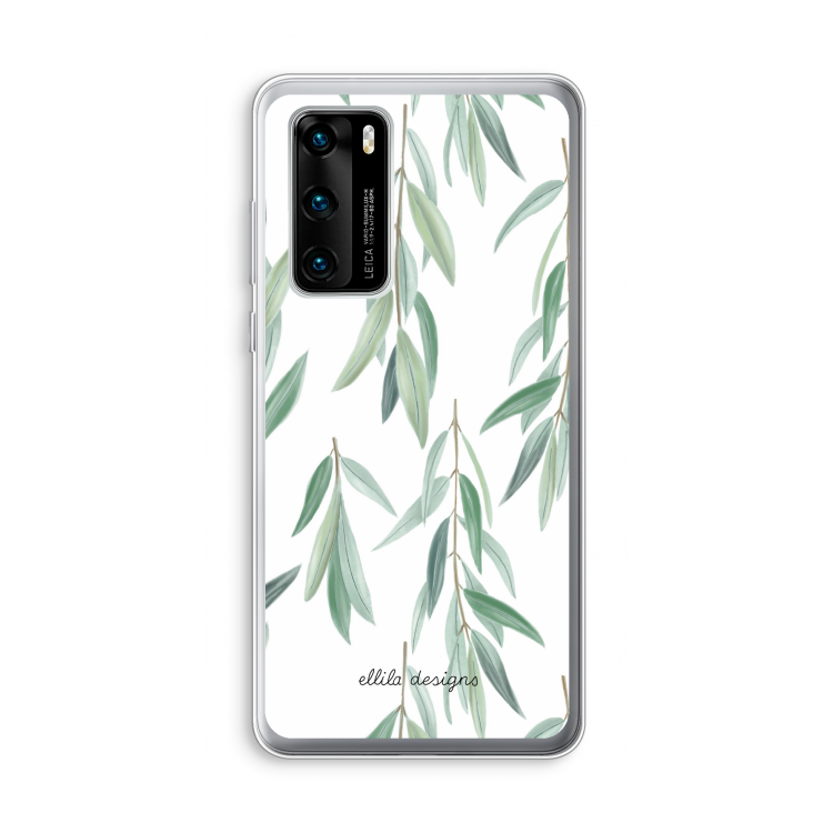 Branch up your life: Huawei P40 Transparant Hoesje