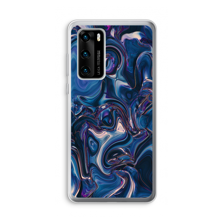 Mirrored Mirage: Huawei P40 Transparant Hoesje