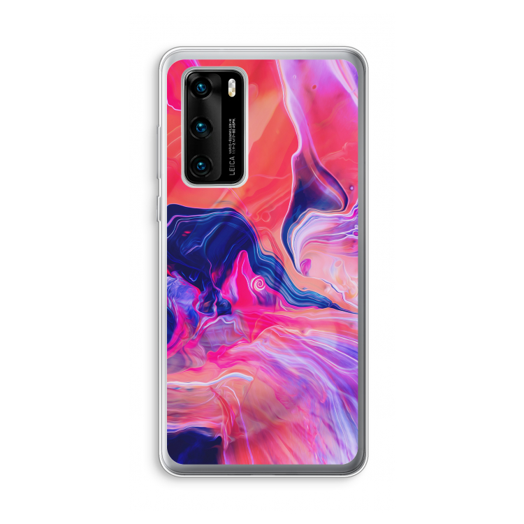 Earth And Ocean: Huawei P40 Transparant Hoesje