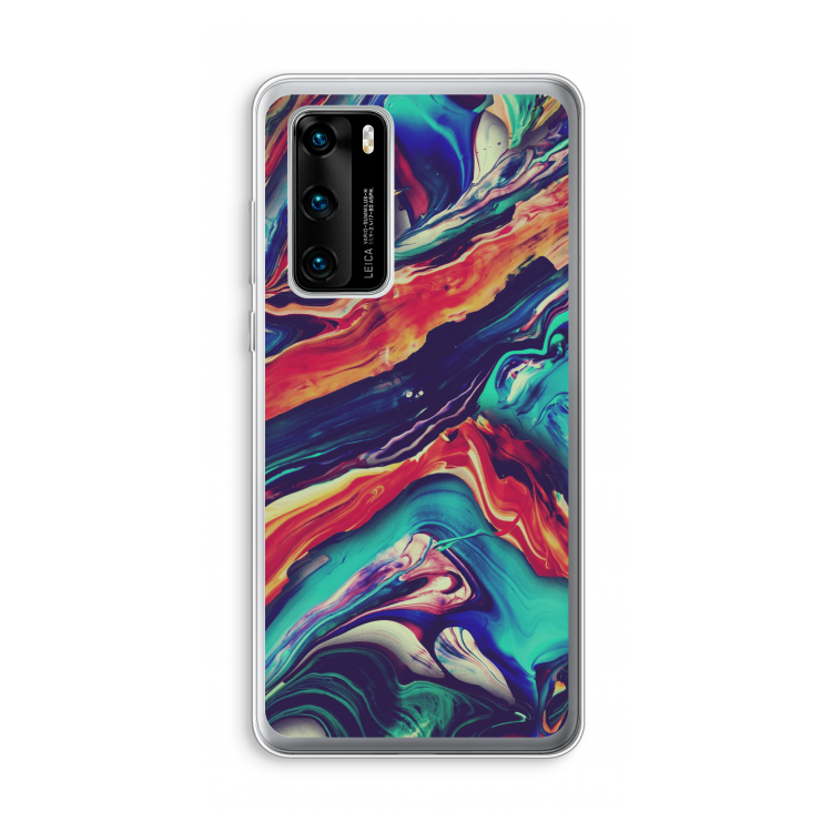 Chameleon Sun: Huawei P40 Transparant Hoesje