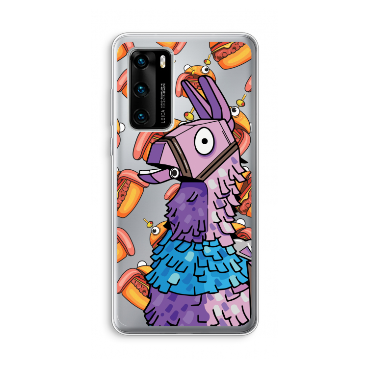 Loot Burger: Huawei P40 Transparant Hoesje