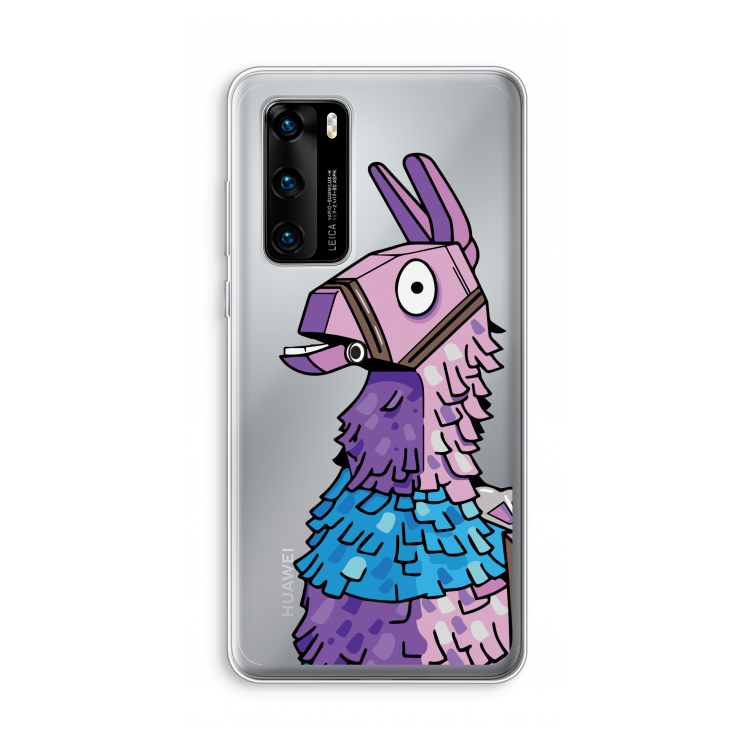 Lama: Huawei P40 Transparant Hoesje