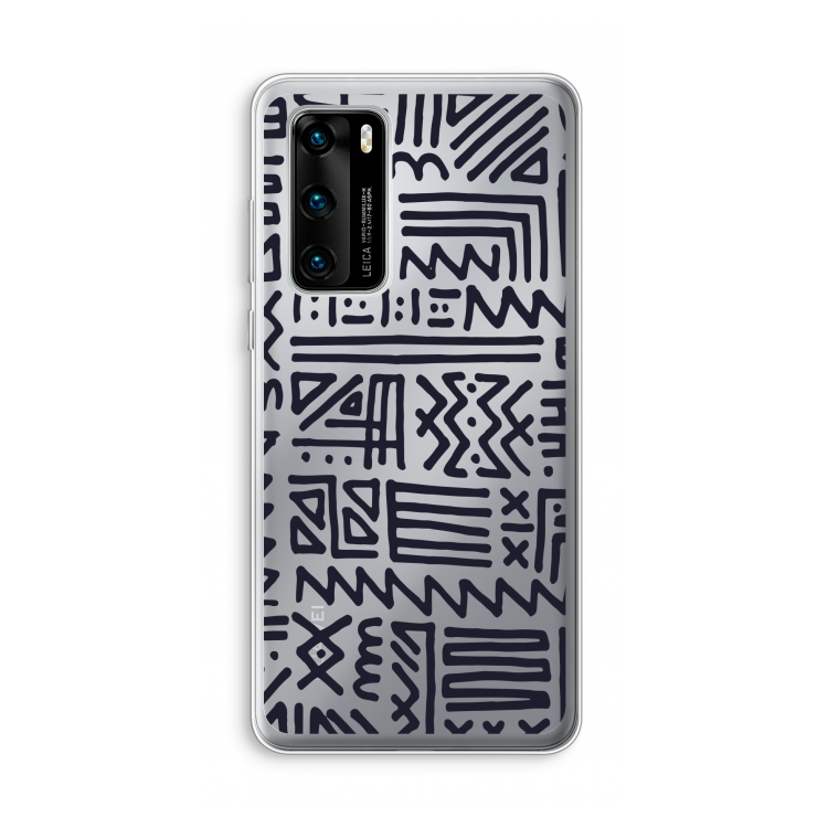 Marrakech print: Huawei P40 Transparant Hoesje