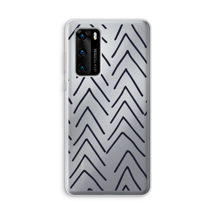Marrakech Arrows: Huawei P40 Transparant Hoesje