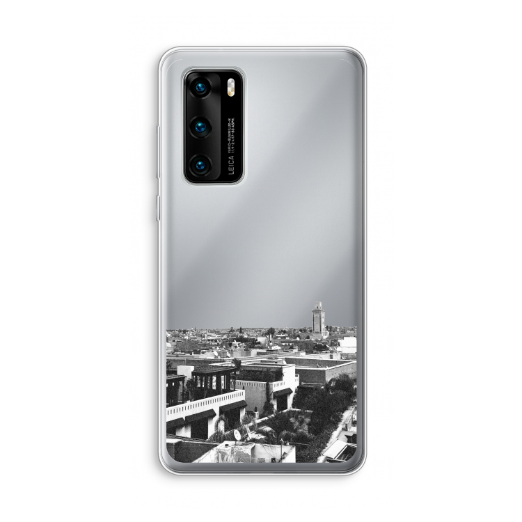 Marrakech Skyline : Huawei P40 Transparant Hoesje