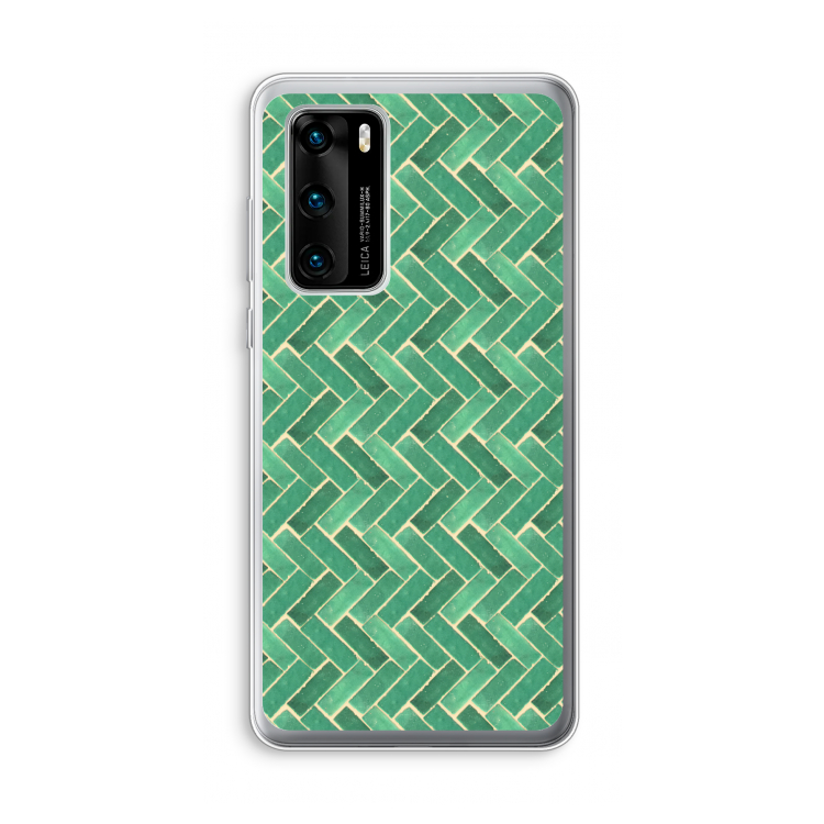 Moroccan tiles 2: Huawei P40 Transparant Hoesje