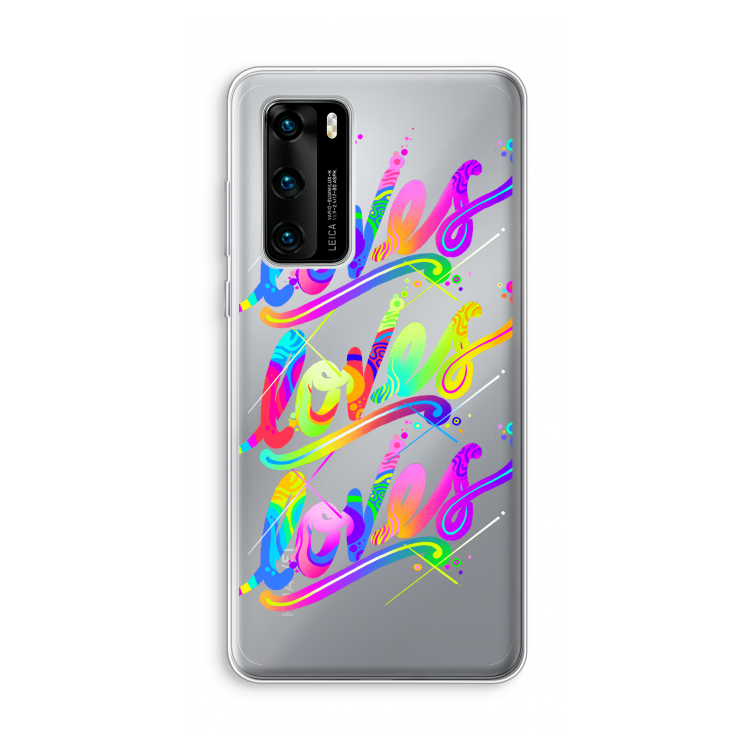 Loves: Huawei P40 Transparant Hoesje