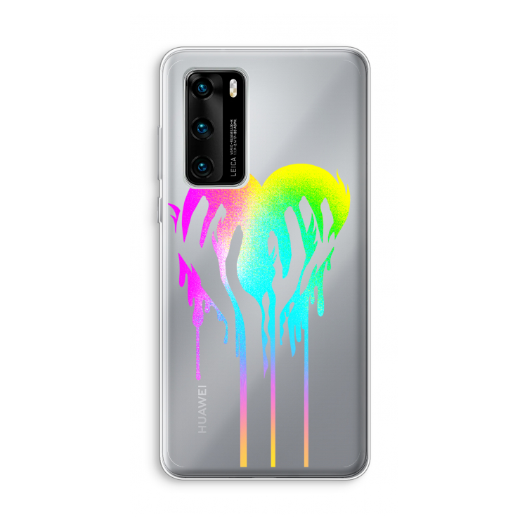Hold My Heart: Huawei P40 Transparant Hoesje