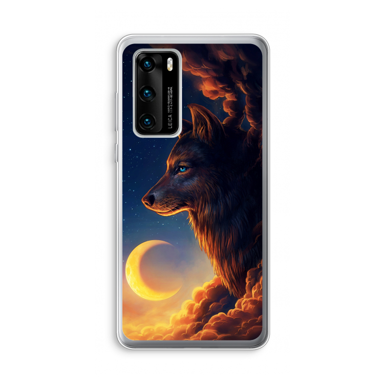 Night Guardian: Huawei P40 Transparant Hoesje