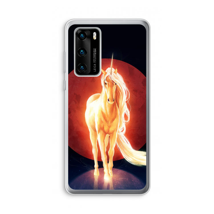 Last Unicorn: Huawei P40 Transparant Hoesje