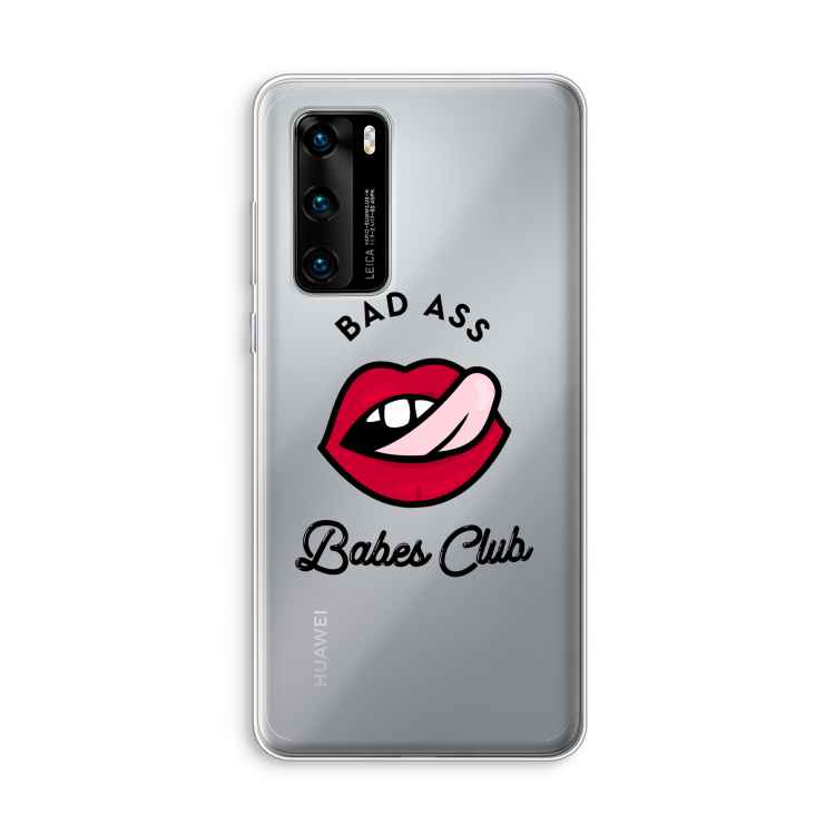 Badass Babes Club: Huawei P40 Transparant Hoesje