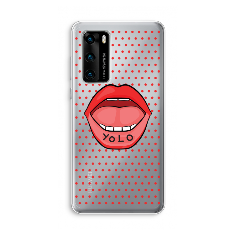 Yolo Denise: Huawei P40 Transparant Hoesje