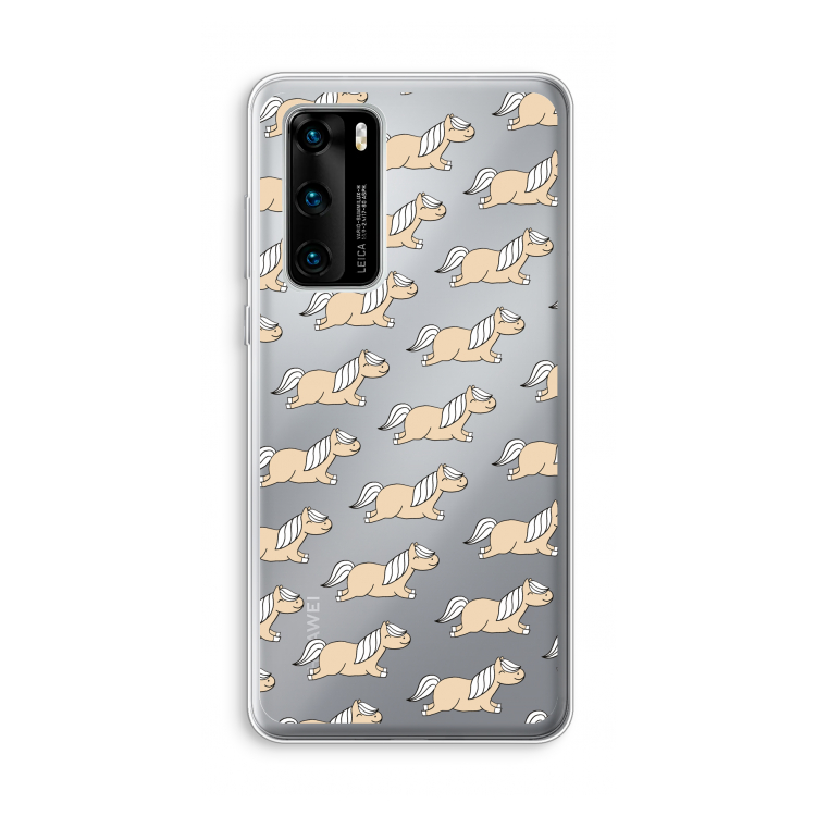 Ponys: Huawei P40 Transparant Hoesje