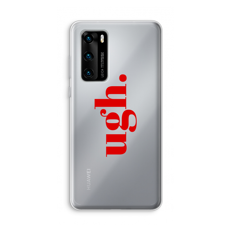 Ugh: Huawei P40 Transparant Hoesje