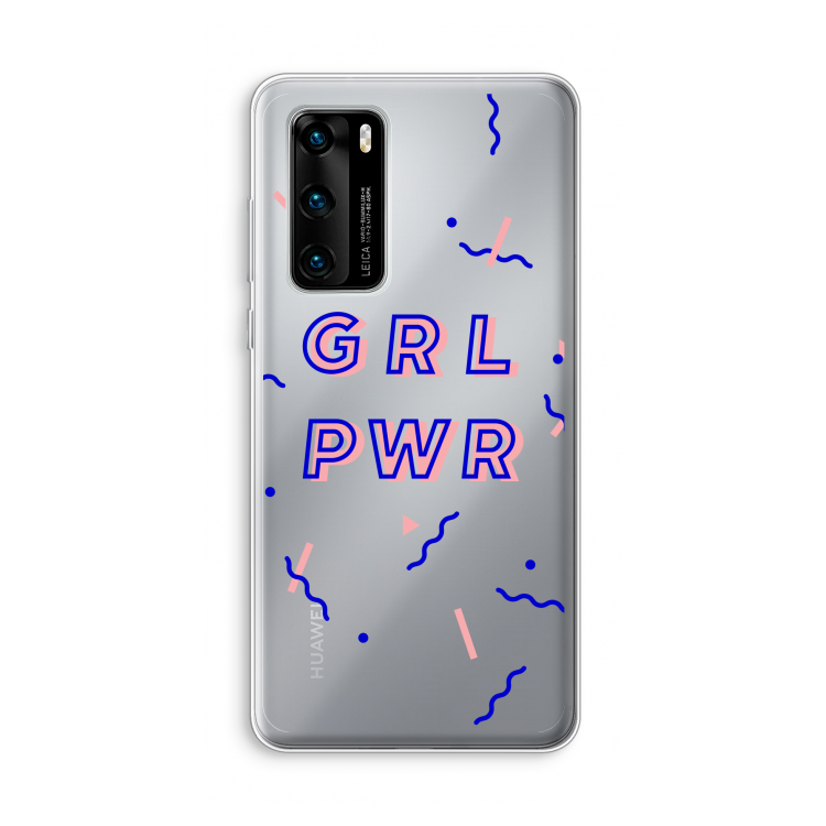 GRL PWR: Huawei P40 Transparant Hoesje