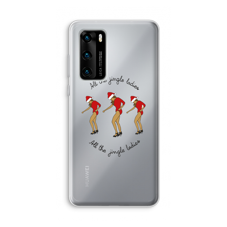 Jingle Ladies: Huawei P40 Transparant Hoesje