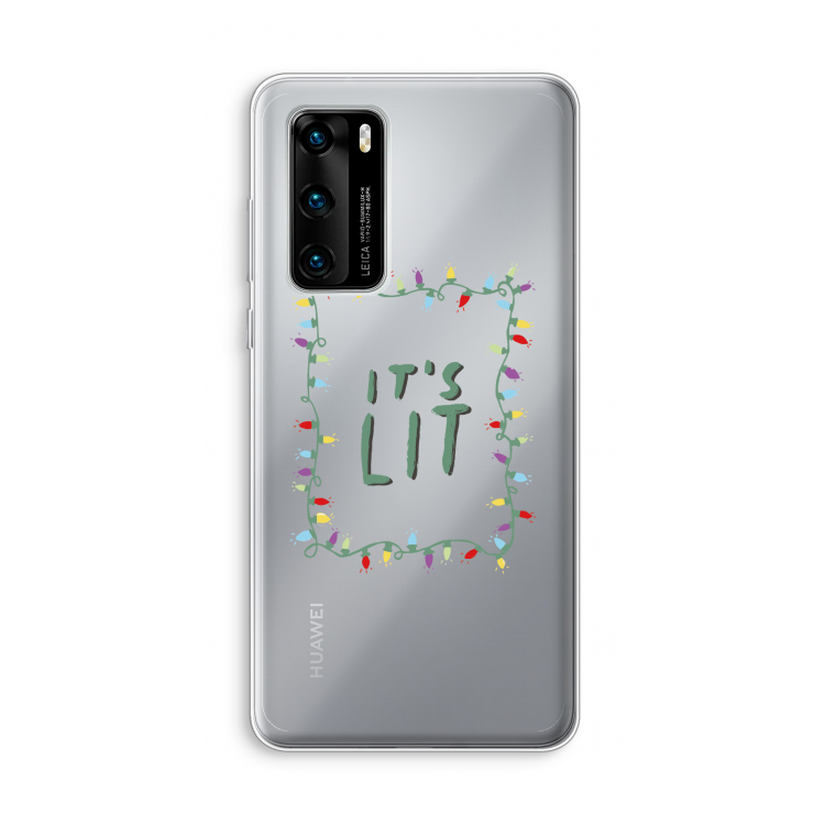 It's Lit: Huawei P40 Transparant Hoesje