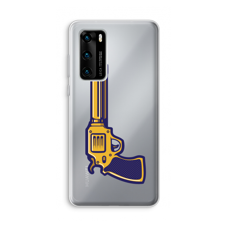 Pew Pew Pew: Huawei P40 Transparant Hoesje