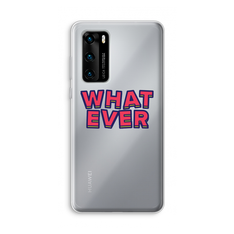 Whatever: Huawei P40 Transparant Hoesje