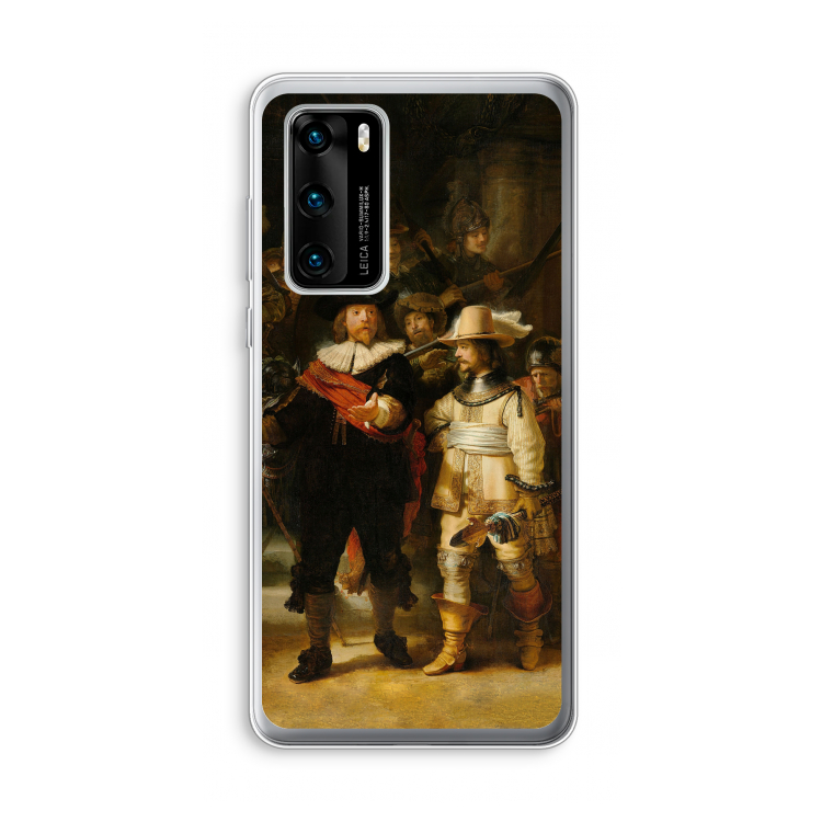 De Nachtwacht: Huawei P40 Transparant Hoesje
