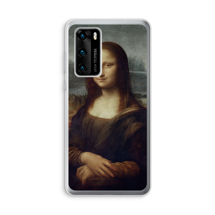 Mona Lisa: Huawei P40 Transparant Hoesje