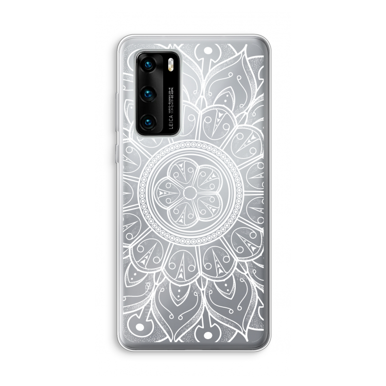 Roses Are Red: Huawei P40 Transparant Hoesje