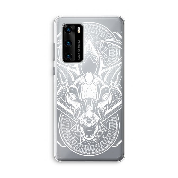 Oh Deer: Huawei P40 Transparant Hoesje