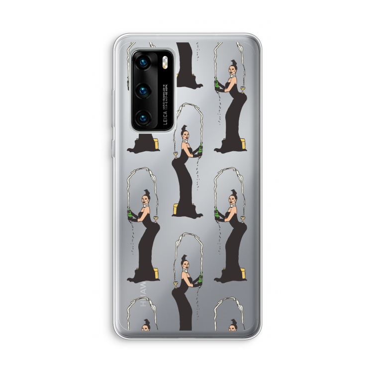 Pop Some Kim: Huawei P40 Transparant Hoesje
