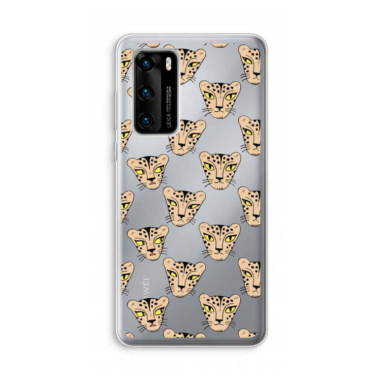 Tijger: Huawei P40 Transparant Hoesje