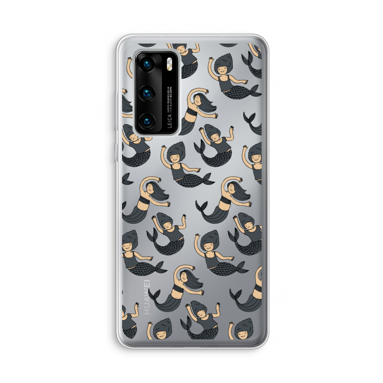 Zeemeermin: Huawei P40 Transparant Hoesje