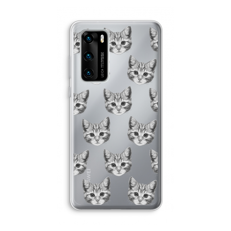 Kitten: Huawei P40 Transparant Hoesje