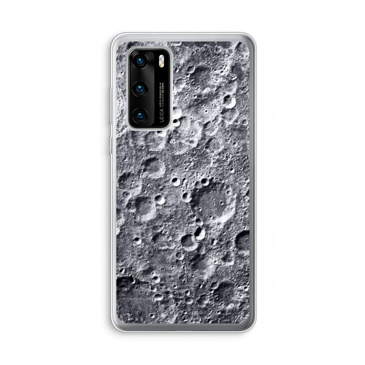 Maanlandschap: Huawei P40 Transparant Hoesje