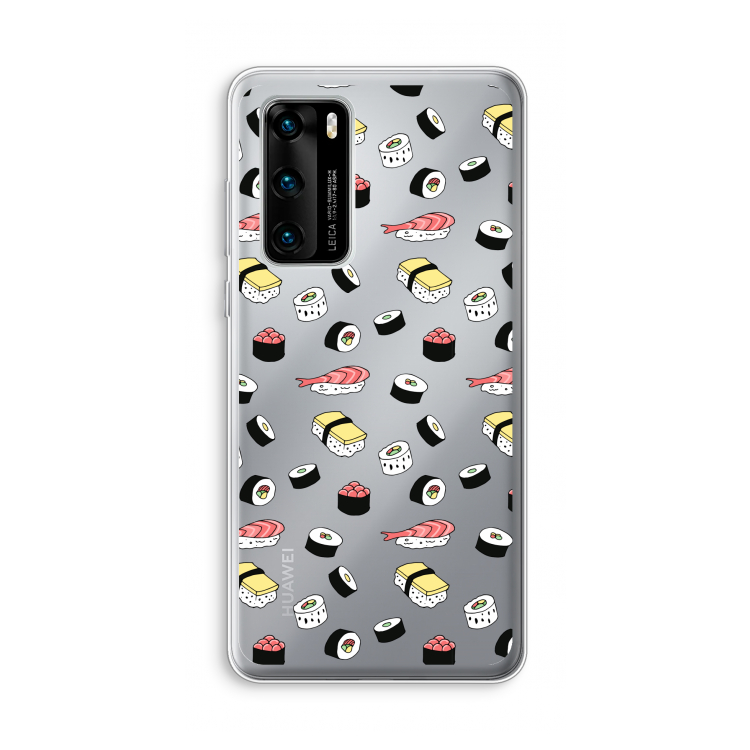 Sushi time: Huawei P40 Transparant Hoesje