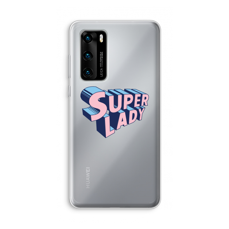 Superlady: Huawei P40 Transparant Hoesje