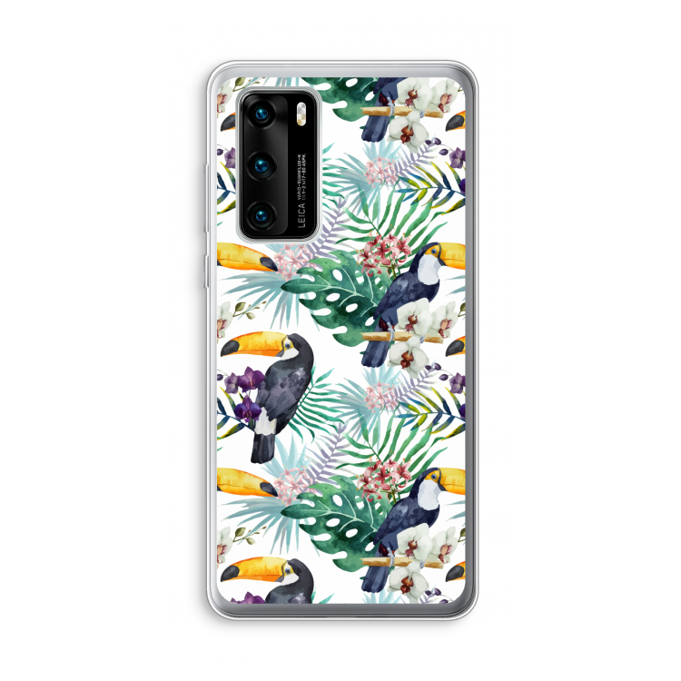 Tukans: Huawei P40 Transparant Hoesje