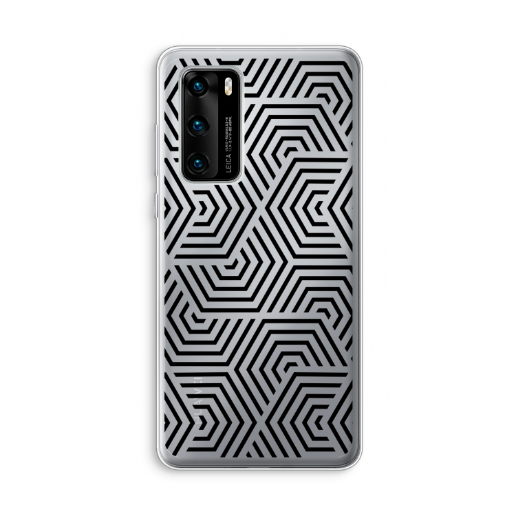 Magic pattern: Huawei P40 Transparant Hoesje