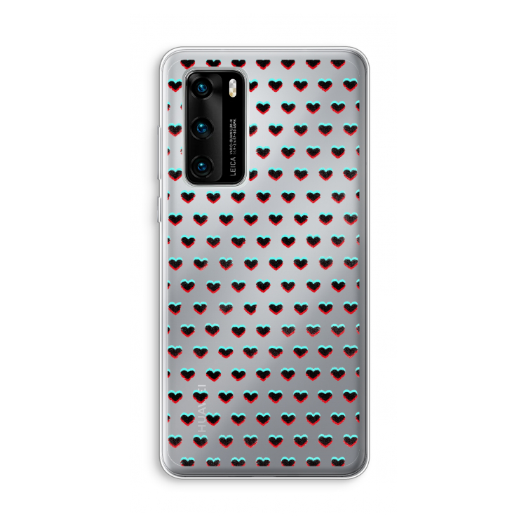 Hartjes: Huawei P40 Transparant Hoesje